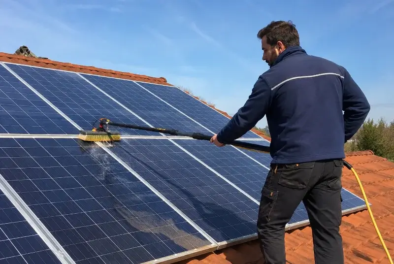 Nettoyage et entretien de panneaux solaires à Beauregard-de-Terrasson